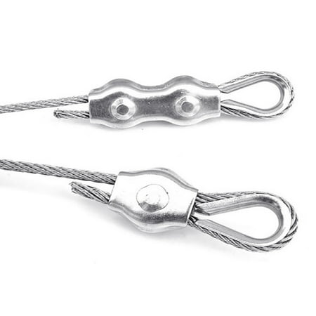 ONWRACE 2Pcs M2-M8 Stainless Steel Wire Rope Single Grip Clips Cable Clamps Caliper
ONWRACE 2Pcs M2-M8 Stainless Steel Wire Rope Single Grip Clips Cable Clamps Caliper