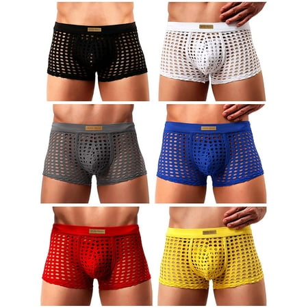 Arjen Kroos Men s Underwear Breathable Mesh Boxer Briefs Trunks