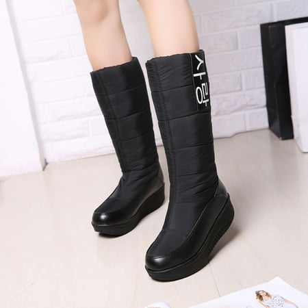 Hvyes Boots on Sale Plush Warm Down Boots Thick Soled Black Cotton Boots Glitter Sparkly Metallic High Boots
Hvyes Boots on Sale Plush Warm Down Boots Thick Soled Black Cotton Boots Glitter Sparkly Metallic High Boots
