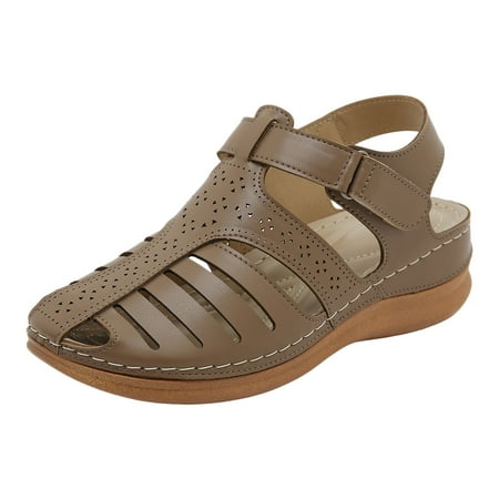 aDJFDGT Womens Platform Sandals Women Shoes Thick Soled Wedge Sandals Fashionable Foot Enclosed Bohemian Beach Sandals
aDJFDGT Womens Platform Sandals Women Shoes Thick Soled Wedge Sandals Fashionable Foot Enclosed Bohemian Beach Sandals