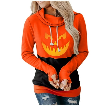 Long Sleeve Shirts for Women Under Scrubs Women Long Sleeve Halloween Sweatshirt Stitching Printed Loose Tops Blouse Sweatshirts for Teen Girls
Long Sleeve Shirts for Women Under Scrubs Women Long Sleeve Halloween Sweatshirt Stitching Printed Loose Tops Blouse Sweatshirts for Teen Girls