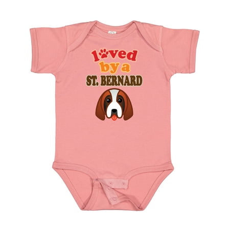 Inktastic St Bernard Dog Lover Gift Baby Boy or Baby Girl Bodysuit