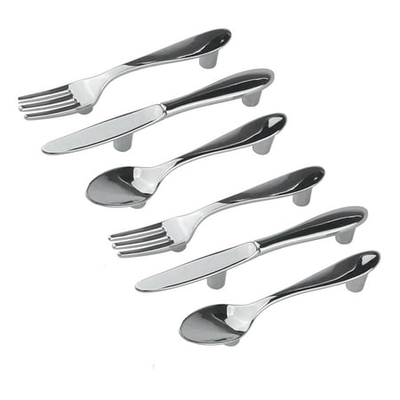 6 PCS Knife Spoon Fork Kitchen Cabinet Closet Drawer Pull Handles Knobs 3-Inch Center to Center (Silver)
6 PCS Knife Spoon Fork Kitchen Cabinet Closet Drawer Pull Handles Knobs 3-Inch Center to Center (Silver)