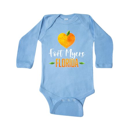 Inktastic Fort Myers Florida Orange in Heart Gift Baby Boy or Baby Girl Long Sleeve Bodysuit 
Inktastic Fort Myers Florida Orange in Heart Gift Baby Boy or Baby Girl Long Sleeve Bodysuit