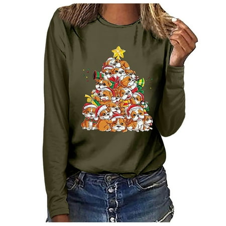Woman s Casual Round Neck Top Christmas Oversize Sweatshirt Tops Long Sleeved Printing Sweater T Shirt Graphic Plus Size Loose Fit Blouses Pullover
Woman s Casual Round Neck Top Christmas Oversize Sweatshirt Tops Long Sleeved Printing Sweater T Shirt Graphic Plus Size Loose Fit Blouses Pullover