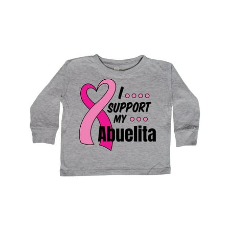Inktastic Breast Cancer Awareness I Support My Abuelita Pink Ribbon Gift Toddler Boy or Toddler Girl Long Sleeve T-Shirt
Inktastic Breast Cancer Awareness I Support My Abuelita Pink Ribbon Gift Toddler Boy or Toddler Girl Long Sleeve T-Shirt