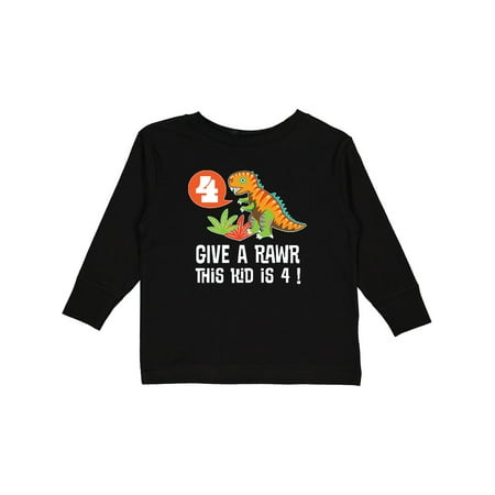 Inktastic 4th Birthday Party Dinosaur Outfit Gift Toddler Boy Girl Long Sleeve T-Shirt
Inktastic 4th Birthday Party Dinosaur Outfit Gift Toddler Boy Girl Long Sleeve T-Shirt