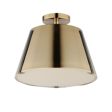 Maxim 25170 Carlo 14 Wide Led Semi-Flush Ceiling Fixture - Dark Bronze / Heritage Brass
Maxim 25170 Carlo 14 Wide Led Semi-Flush Ceiling Fixture - Dark Bronze / Heritage Brass