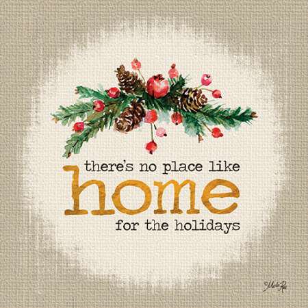 Home for the Holidays Poster Print by Marla Rae (12 x 12)