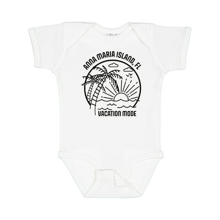 

Inktastic Summer Vacation Mode Anna Maria Island Florida Gift Baby Boy or Baby Girl Bodysuit