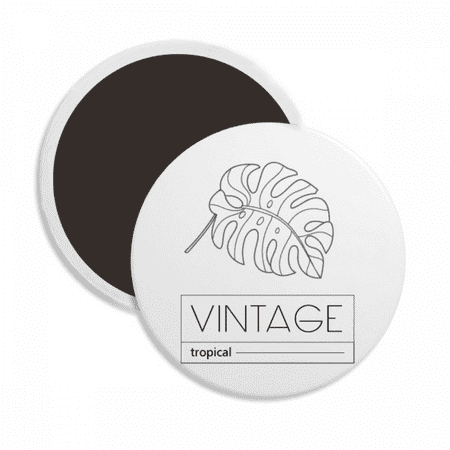 excellent classical tropical round ceracs fridge magnet keepsake decoration