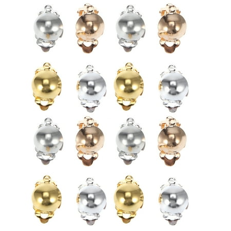 80pcs DIY Earring Accessories Ear Clip Without Ear Hole Electroplated Gold Silver Brass Semicircle Earring Clip with Ring Golden Silver White K KC Gold
80pcs DIY Earring Accessories Ear Clip Without Ear Hole Electroplated Gold Silver Brass Semicircle Earring Clip with Ring Golden Silver White K KC Gold