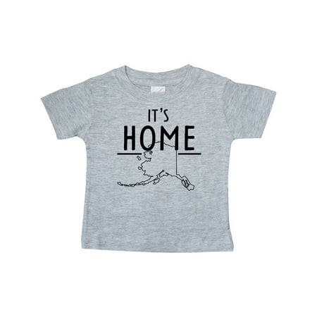 Inktastic It s Home- Alaska State Outline Gift Baby Boy or Baby Girl T-Shirt