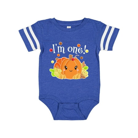 Inktastic I m One- pumpkin birthday autumn Gift Baby Boy or Baby Girl Bodysuit