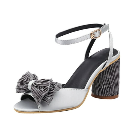 Fsqjgq Women s Dressy Sandals Ladies British Style Solid Color Leather Bow Thick Heel Hollow Fashion Retro Sandals Women Comfort Sandals for Walking Grey 41
Fsqjgq Women s Dressy Sandals Ladies British Style Solid Color Leather Bow Thick Heel Hollow Fashion Retro Sandals Women Comfort Sandals for Walking Grey 41
