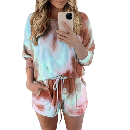 Qufokar Yellow Pajamas for Women Bathing Suit Cover Up Women Women Color Printed Long Sleeve Shorts European And American Fashion Women Casual Home Wear Two Piece Set
Qufokar Yellow Pajamas for Women Bathing Suit Cover Up Women Women Color Printed Long Sleeve Shorts European And American Fashion Women Casual Home Wear Two Piece Set