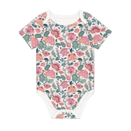 Matuu Flower Leaves for Baby Short-Sleeve Bodysuit Soft Cotton Comfortable and Breathable Perfect for Newborns and Infants
Matuu Flower Leaves for Baby Short-Sleeve Bodysuit Soft Cotton Comfortable and Breathable Perfect for Newborns and Infants