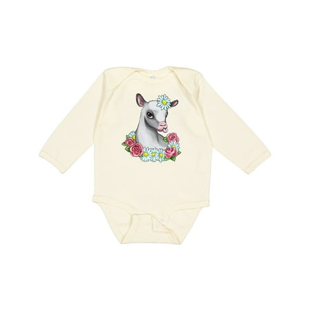 Inktastic Cute Goat with Roses and Daisies Gift Baby Boy or Baby Girl Long Sleeve Bodysuit
Inktastic Cute Goat with Roses and Daisies Gift Baby Boy or Baby Girl Long Sleeve Bodysuit