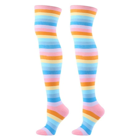 NUZYZ 1 Pair Striped Over Knee Socks Breathable High Elasticity Costume Accessories Extra Long Opaque Striped Over Knee High Stockings for Girl
NUZYZ 1 Pair Striped Over Knee Socks Breathable High Elasticity Costume Accessories Extra Long Opaque Striped Over Knee High Stockings for Girl