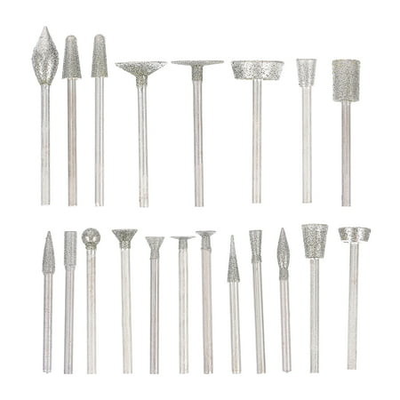 Rosarivae 20Pcs Durable Diamond Burr Bits Practical Engraving Tools Polishing Rotary Tools
Rosarivae 20Pcs Durable Diamond Burr Bits Practical Engraving Tools Polishing Rotary Tools