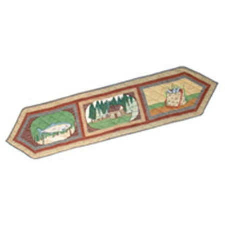 Patch Magic Gone Fishing Table Runner