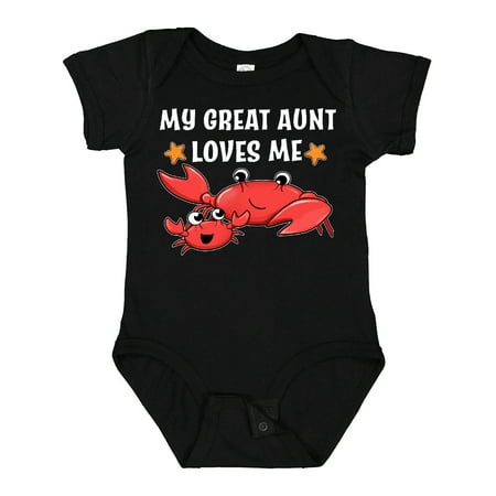 Inktastic My Great Aunt Loves Me- Cute Crab Family Gift Baby Boy or Baby Girl Bodysuit 
Inktastic My Great Aunt Loves Me- Cute Crab Family Gift Baby Boy or Baby Girl Bodysuit