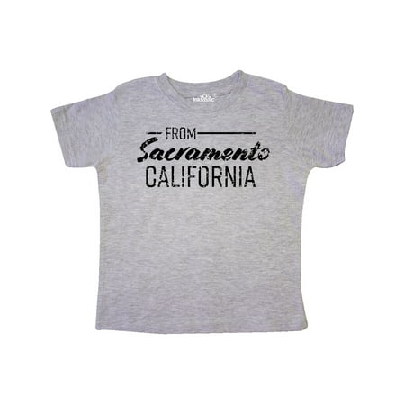 Inktastic From Sacramento California in Black Distressed Text Gift Toddler Boy or Toddler Girl T-Shirt
Inktastic From Sacramento California in Black Distressed Text Gift Toddler Boy or Toddler Girl T-Shirt