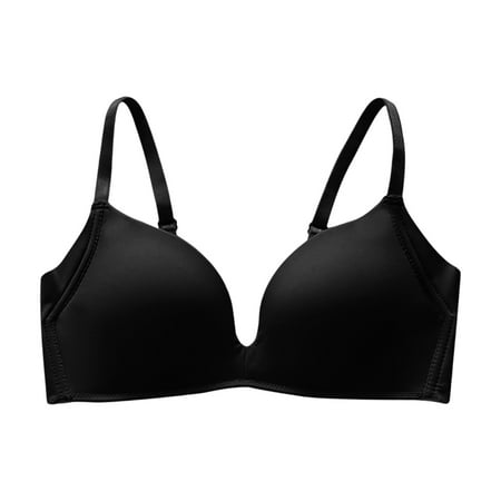 Vedolay Sports Bras For Women Pack Bralettes For Women V-Neck Bras For Women No Underwire Comfort Padded Bra Unlined Soft Triangle Bralette(Black 32)
Vedolay Sports Bras For Women Pack Bralettes For Women V-Neck Bras For Women No Underwire Comfort Padded Bra Unlined Soft Triangle Bralette(Black 32)