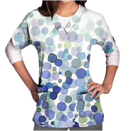 JWZUY Pro Scrubs for Women Workwear Professionals Nursing Medical Uniform Solid Short Sleeve Scrub Tops V Neck Scrubs with Pocket
JWZUY Pro Scrubs for Women Workwear Professionals Nursing Medical Uniform Solid Short Sleeve Scrub Tops V Neck Scrubs with Pocket