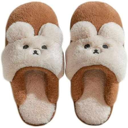 PIKADINGNIS Unisex Cute Bear House Slippers Fluffy Faux Fur Non-Slip Winter Animal Slippers Indoor Outdoor Bedroom Slippers
PIKADINGNIS Unisex Cute Bear House Slippers Fluffy Faux Fur Non-Slip Winter Animal Slippers Indoor Outdoor Bedroom Slippers