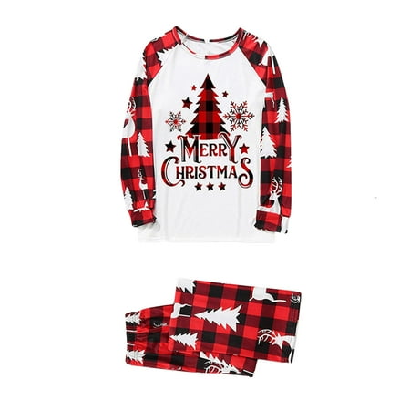 Family Matching Christmas Pajamas | Christmas Pjs Letter Print Top and Plaid Pants | Holiday Pajamas Sets Sleepwear for Adult Big Kid Baby and Pet
Family Matching Christmas Pajamas | Christmas Pjs Letter Print Top and Plaid Pants | Holiday Pajamas Sets Sleepwear for Adult Big Kid Baby and Pet