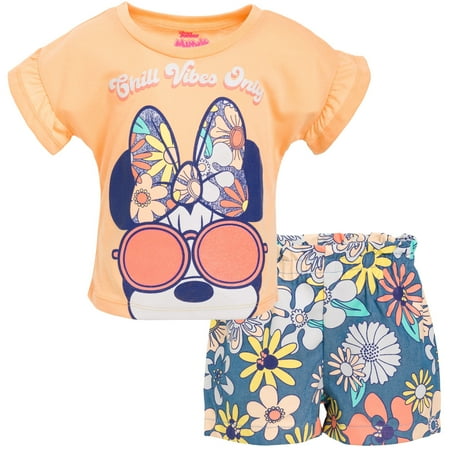 Disney Minnie Mouse T-Shirt and French Terry Shorts Outfit Set Infant to Little Kid
Disney Minnie Mouse T-Shirt and French Terry Shorts Outfit Set Infant to Little Kid