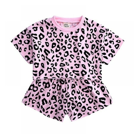 BULLPIANO Toddler Baby Girls Leopard Print Summer Clothes Set T-Shirt and Short Pants 2pcs Outfits
BULLPIANO Toddler Baby Girls Leopard Print Summer Clothes Set T-Shirt and Short Pants 2pcs Outfits