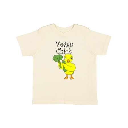 Inktastic Vegan Chick Gift Toddler Toddler Girl T-Shirt