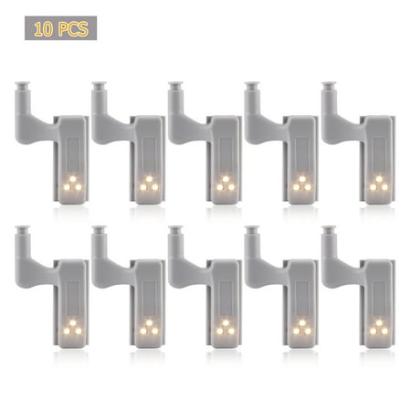 Wrea 10pcs 0.18 W LED Hinge Night Light Lamp Bedroom Kitchen Living Room Cabinet Cupboard Closet Wardrobe Decoration Lighting For Home
Wrea 10pcs 0.18 W LED Hinge Night Light Lamp Bedroom Kitchen Living Room Cabinet Cupboard Closet Wardrobe Decoration Lighting For Home