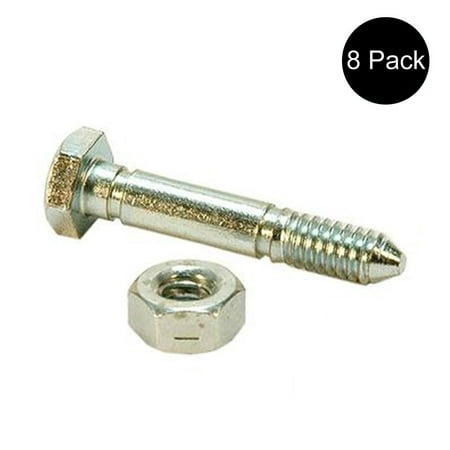 Set of (8) 1-9/16 x 1/4 Shear Pins & Nuts Fits Ariens ST520 ST524 ST624 ST724 53200500 532005
Set of (8) 1-9/16 x 1/4 Shear Pins & Nuts Fits Ariens ST520 ST524 ST624 ST724 53200500 532005