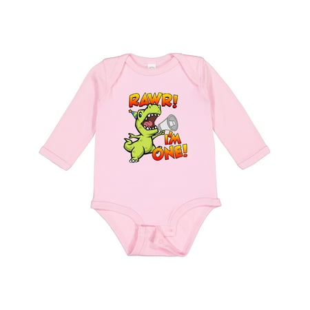Inktastic Rawr I m One Dinosaur Boys or Girls Long Sleeve Baby Bodysuit
Inktastic Rawr I m One Dinosaur Boys or Girls Long Sleeve Baby Bodysuit