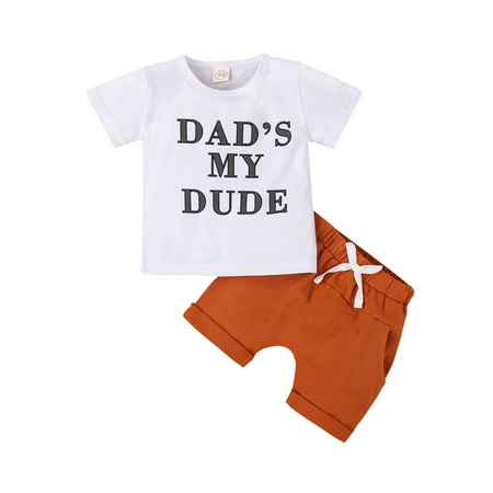 Inevnen Infant Boy Summer Clothes Suits Letter Print Short Sleeve Crew Neck T-Shirts and Elastic Waist Shorts 2Pcs Set
Inevnen Infant Boy Summer Clothes Suits Letter Print Short Sleeve Crew Neck T-Shirts and Elastic Waist Shorts 2Pcs Set