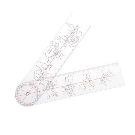 1PCS PVC Medical Goniometer Angle Ruler Joint Bend Measurement Tool NiAGUKSSWA