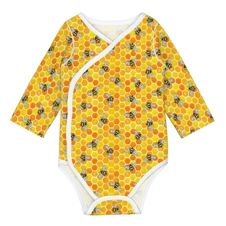 Coaee Honeycombs for Soft Cotton Baby Long-Sleeve Bodysuit Girls Boys Bodysuit Romper
Coaee Honeycombs for Soft Cotton Baby Long-Sleeve Bodysuit Girls Boys Bodysuit Romper