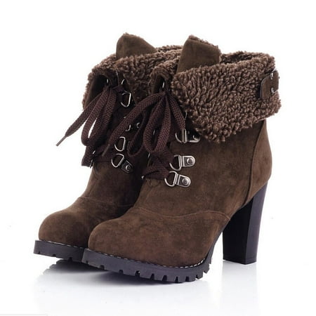 Christmas Shoes Women Heels High Color Round Short LaceUp Solid Fashion NonSlip Booties Toe Women s Boots
Christmas Shoes Women Heels High Color Round Short LaceUp Solid Fashion NonSlip Booties Toe Women s Boots