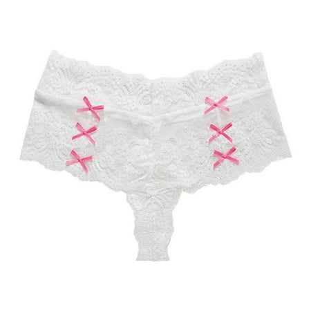 EHTMSAK Women s High Waisted Underwear Bow Sexy Thong Stretch Lace Tangas Panties White XL
EHTMSAK Women s High Waisted Underwear Bow Sexy Thong Stretch Lace Tangas Panties White XL
