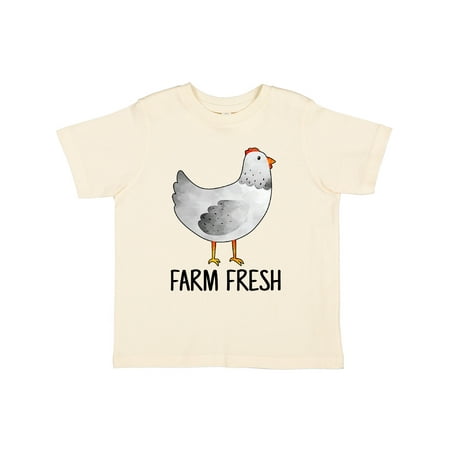 Inktastic Farming Chicken Farm Fresh Gift Toddler Boy or Toddler Girl T-Shirt