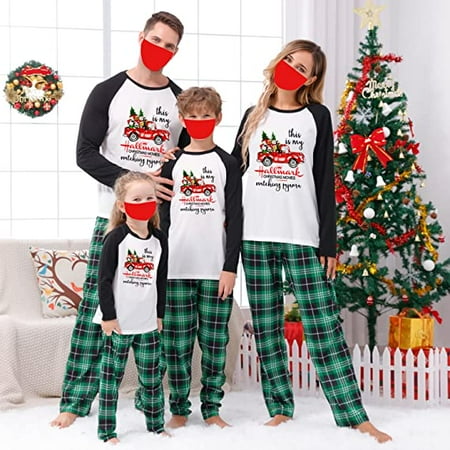 ESASSALY Family Matching Christmas Pajamas Set Xmas Long Sleeve Sleepwear Nightwear For Couples Kids Baby
ESASSALY Family Matching Christmas Pajamas Set Xmas Long Sleeve Sleepwear Nightwear For Couples Kids Baby