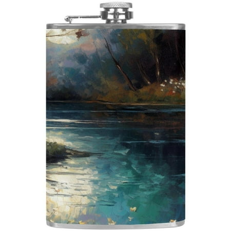 josid Moon Pattern 3.6x6in Stainless Steel Small Flask Leak-Proof Stainless Steel Construction Wrapped in Premium Two-Layer Leather Nano-Printed Design 227ml Capacity
josid Moon Pattern 3.6x6in Stainless Steel Small Flask Leak-Proof Stainless Steel Construction Wrapped in Premium Two-Layer Leather Nano-Printed Design 227ml Capacity