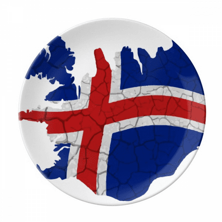 Map Iceland Flag Pattern Plate Decorative Porcelain Salver Tableware Dinner Dish
Map Iceland Flag Pattern Plate Decorative Porcelain Salver Tableware Dinner Dish