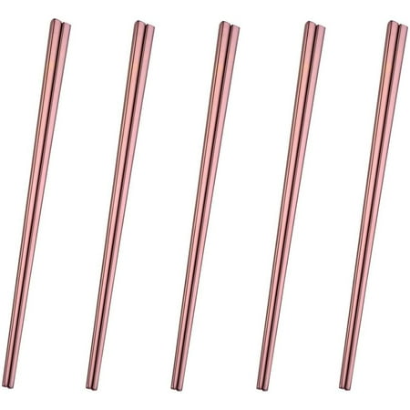 Learning Chopsticks Reusable Dishwasher Safe Metal Chopsticks Square Lightweight Chop Sticks 5 Pairs
Learning Chopsticks Reusable Dishwasher Safe Metal Chopsticks Square Lightweight Chop Sticks 5 Pairs
