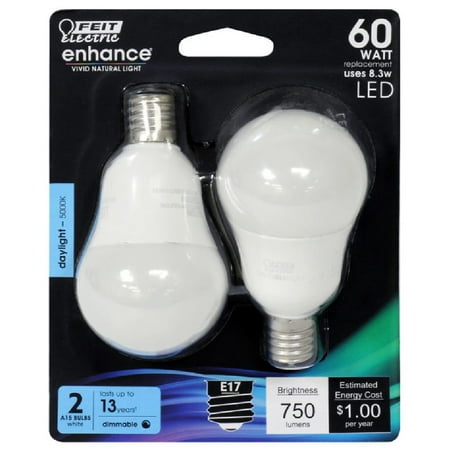 Feit Electric Feit Electric BPA1560N/950CA2 Enhance Dimmable A15 LED Bulb 8.3 W
Feit Electric Feit Electric BPA1560N/950CA2 Enhance Dimmable A15 LED Bulb 8.3 W
