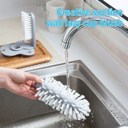 Kitchen Glass Cup Cleaner Suction Cup Cleaning Brush Washing Cup Brush Cup Bottle Glasses Brush Scrubber
Kitchen Glass Cup Cleaner Suction Cup Cleaning Brush Washing Cup Brush Cup Bottle Glasses Brush Scrubber