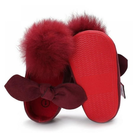 Baby Girls Shoes Newborn Infant Soft Sole Flats with Hairball Walking Crib Sandals Princess Wedding Dress Shoes Red
Baby Girls Shoes Newborn Infant Soft Sole Flats with Hairball Walking Crib Sandals Princess Wedding Dress Shoes Red